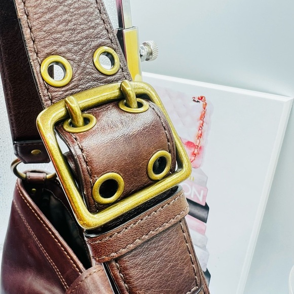 Coach Vintage #7458 Whiskey Leather Bag - Picture 9 of 16